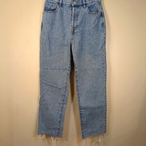 Pacsun Women's High Rise Straight Light Blue Jeans, Size 27